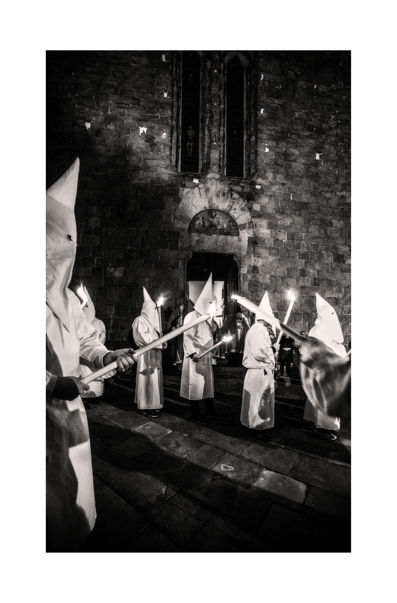 The lighting of the torches