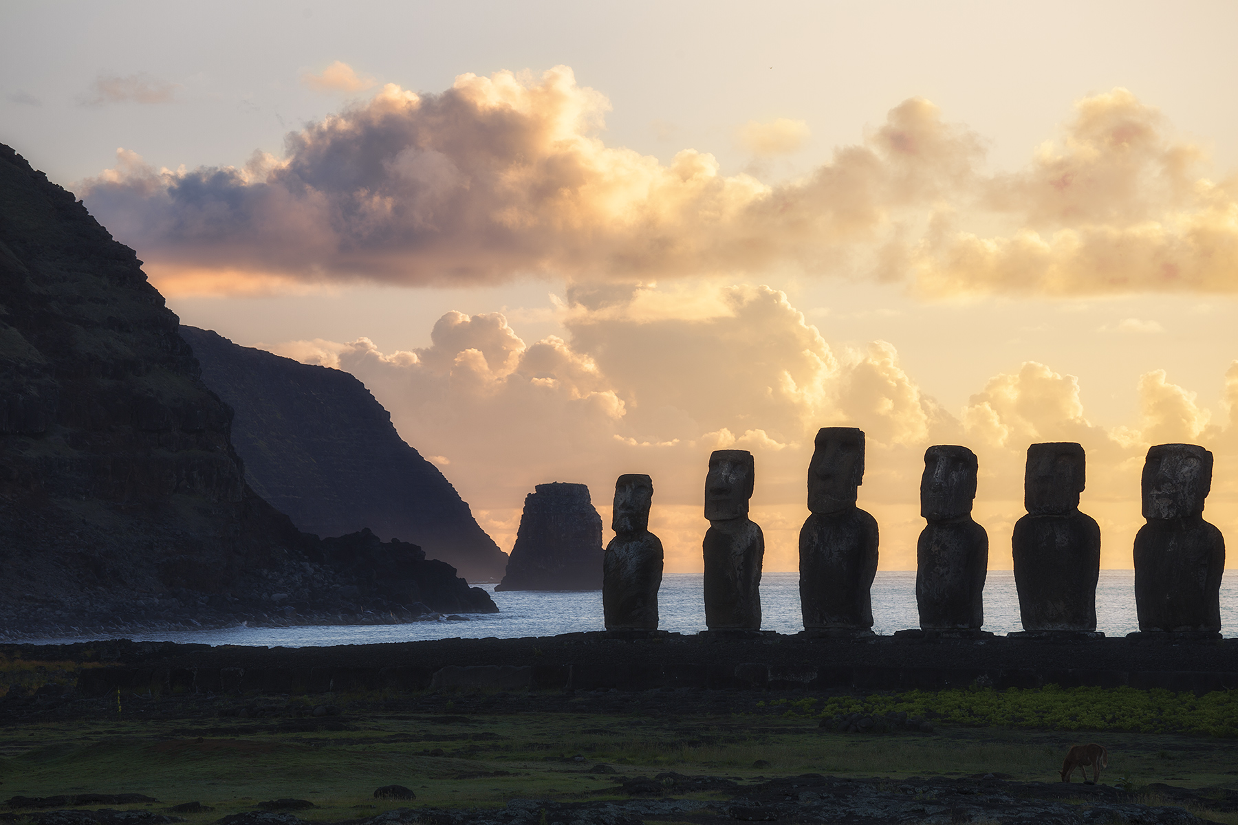 Sunrise at Tongariki