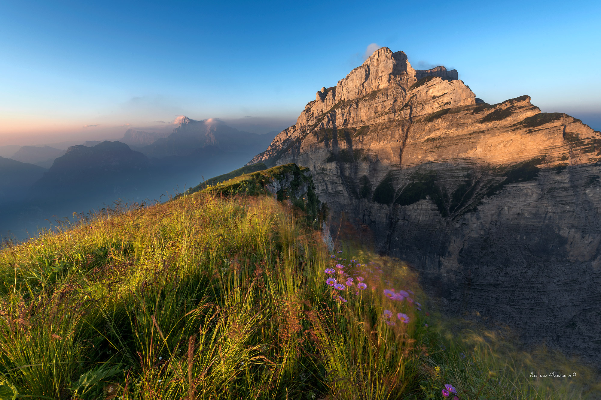 Alba sul monte Borgà
