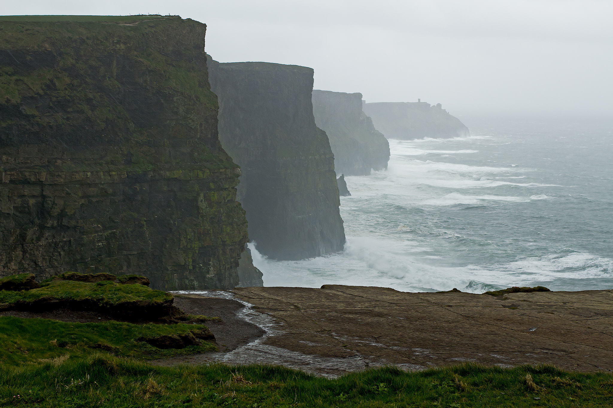Terrace on the Cliffs of Moher
