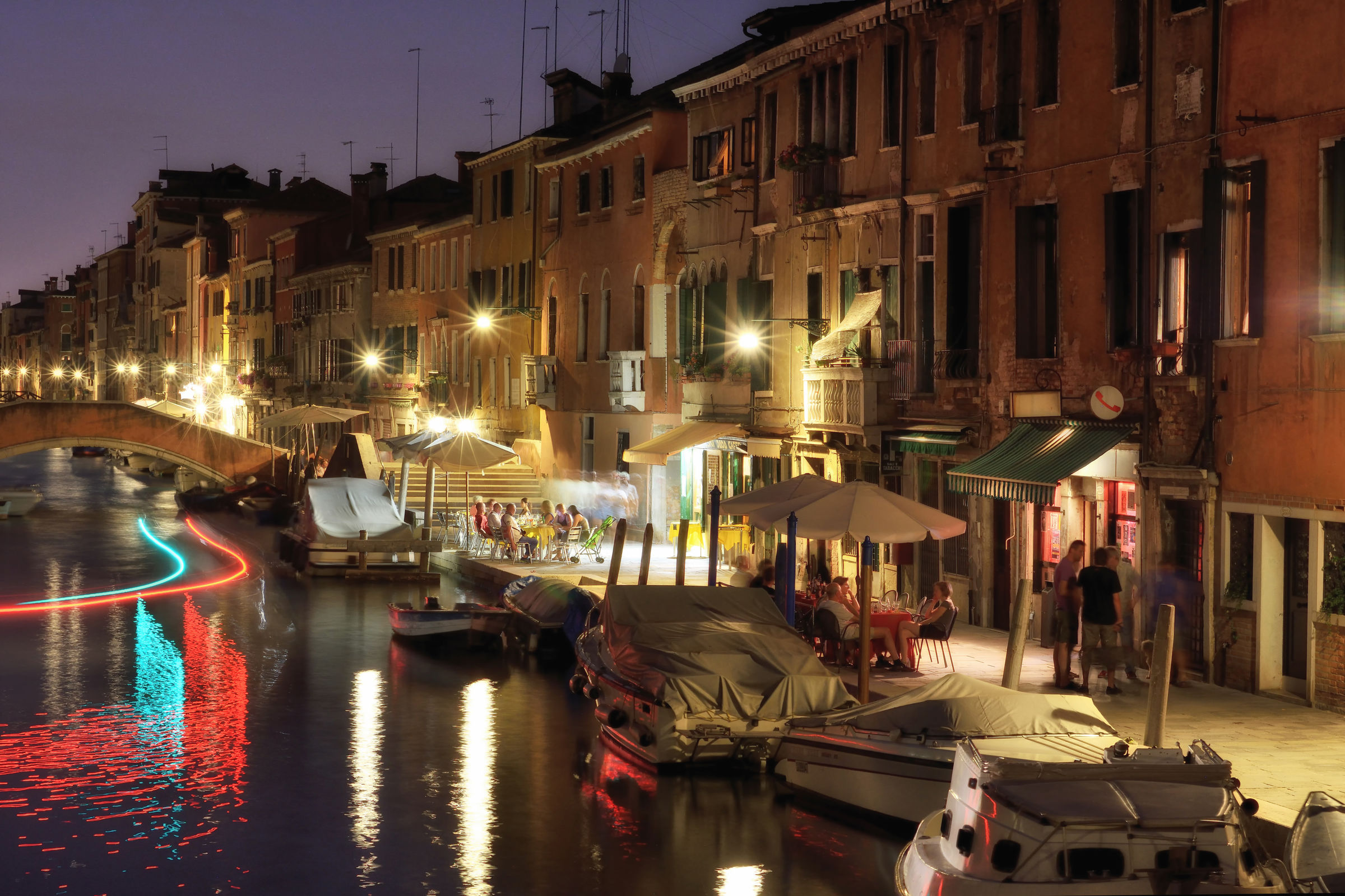 Venice at night