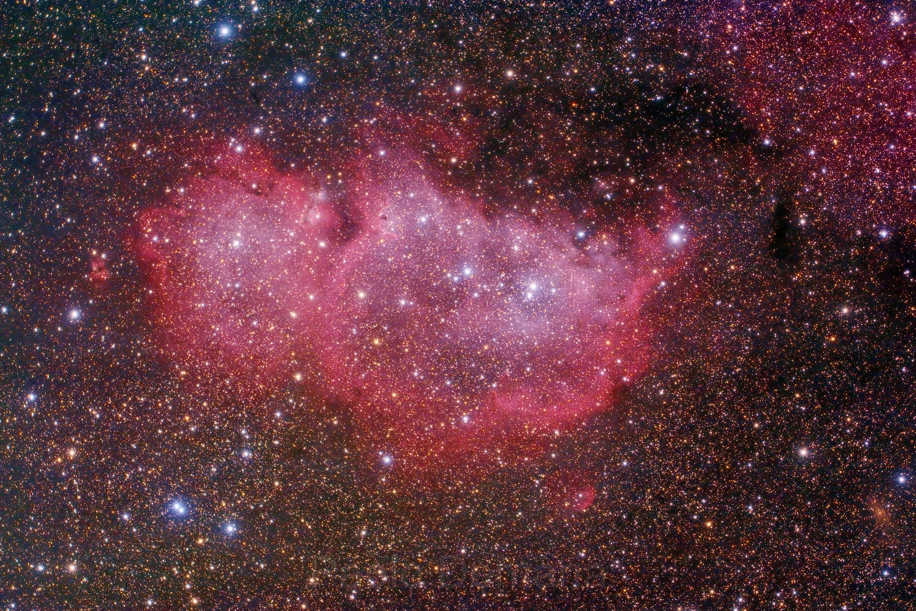 Soul Nebula (IC 1848) and Maffei 2