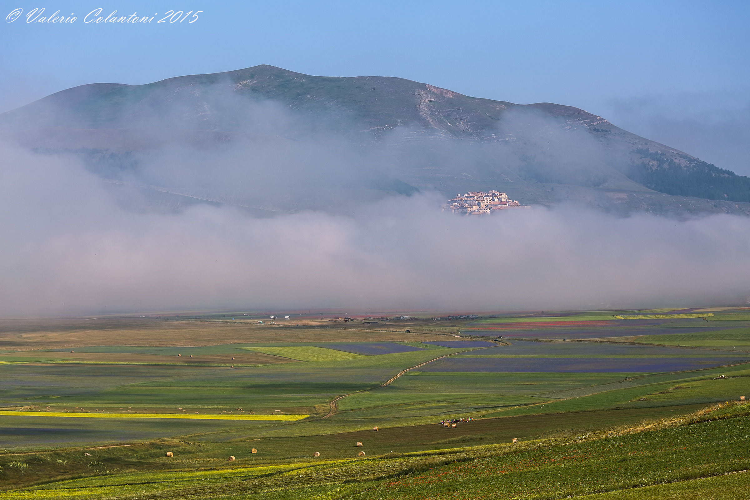 Castelluccio in the fog ...