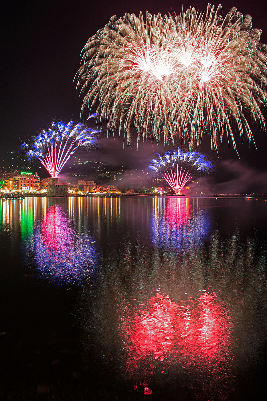Fireworks in Rapallo