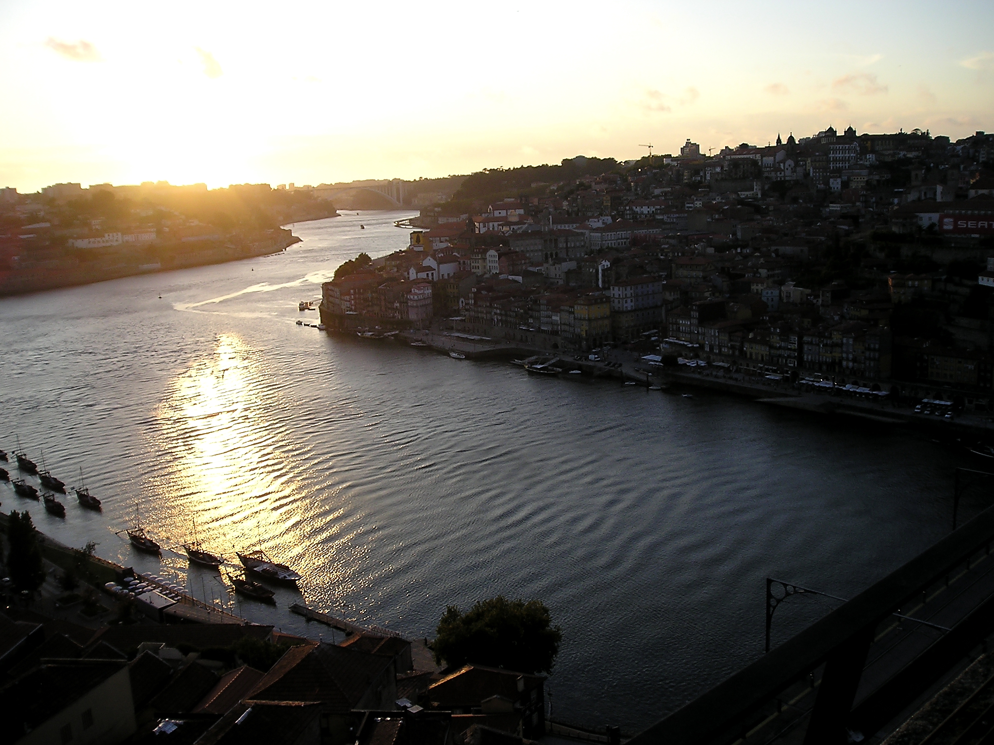 Tramonto a Oporto.