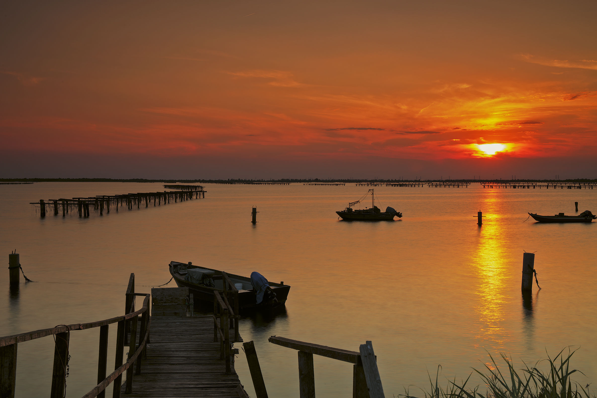 Tramonto sulla laguna
