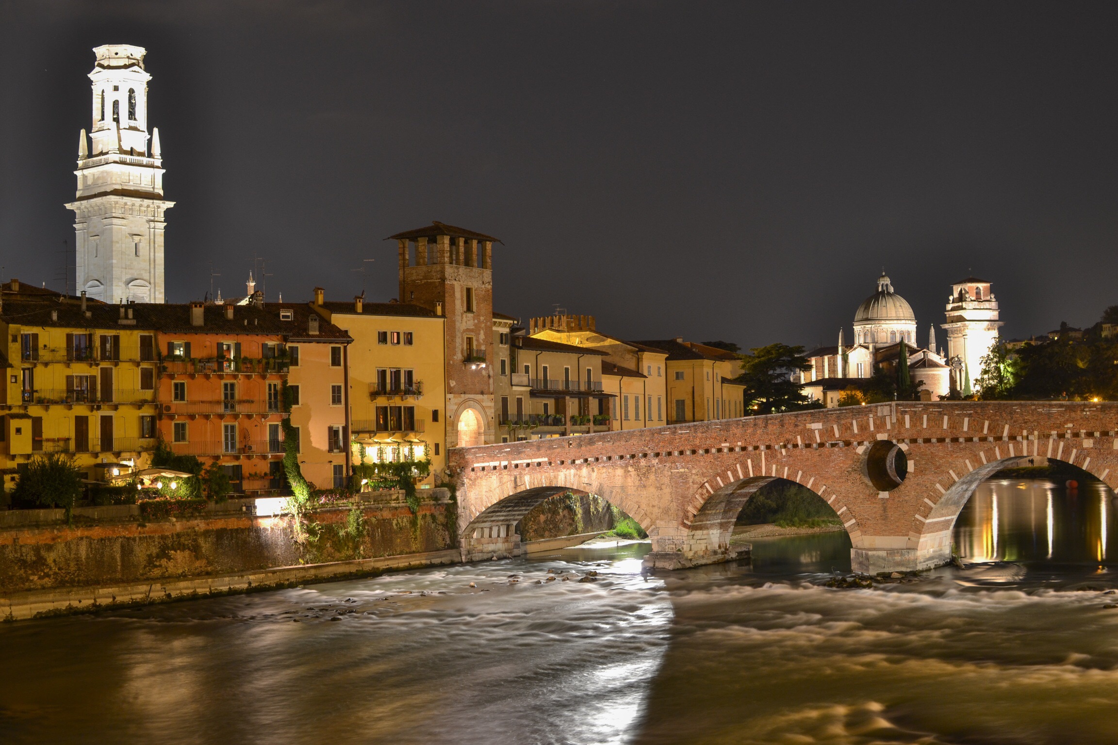 Verona by night