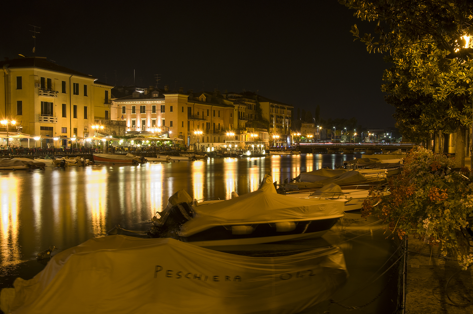 Peschiera where the river begins Mincio