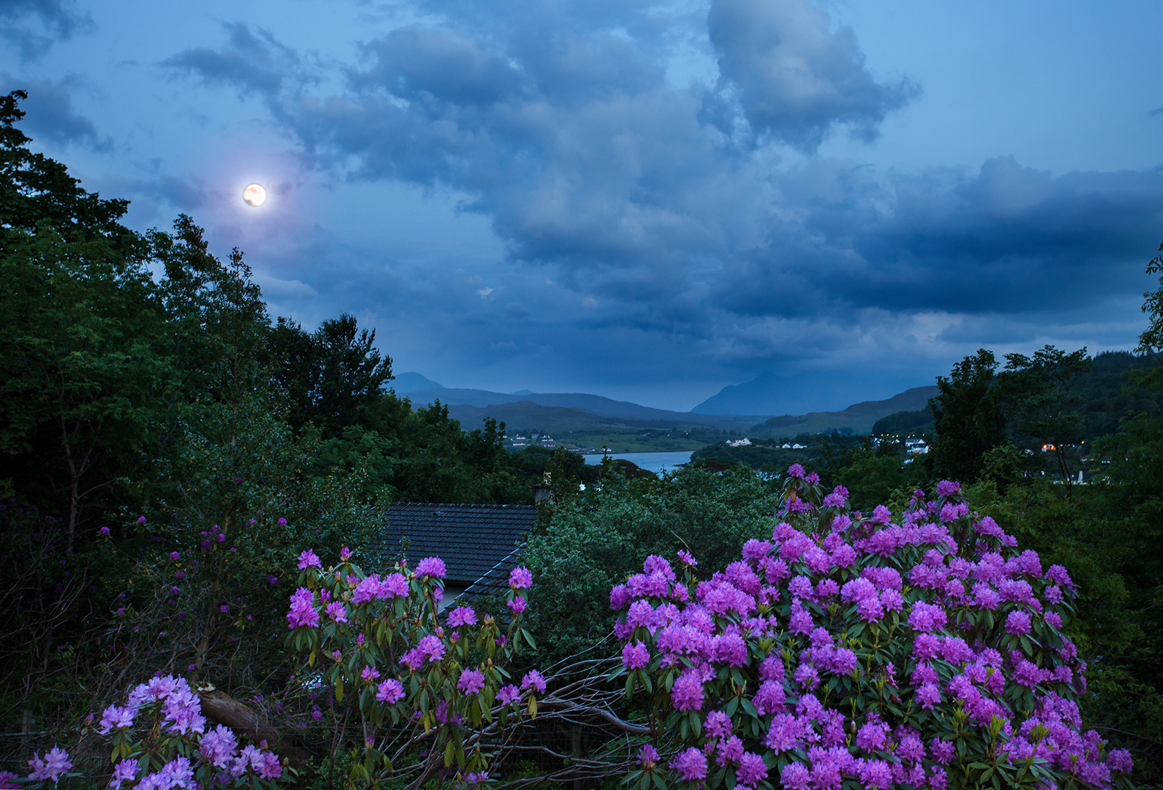 Luna a Portree - isola di Skye -