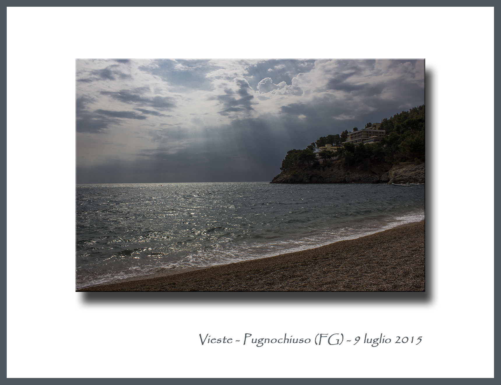 Postcard from Pugnochiuso (Fg)