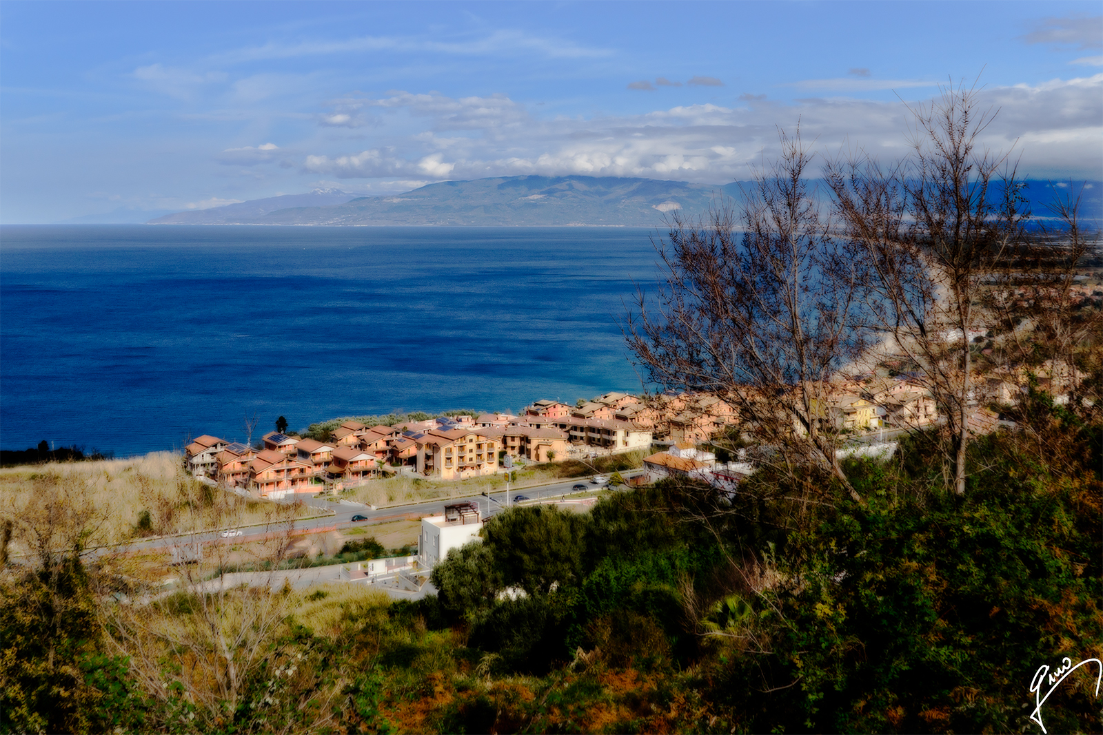 Golfo con effetto orton