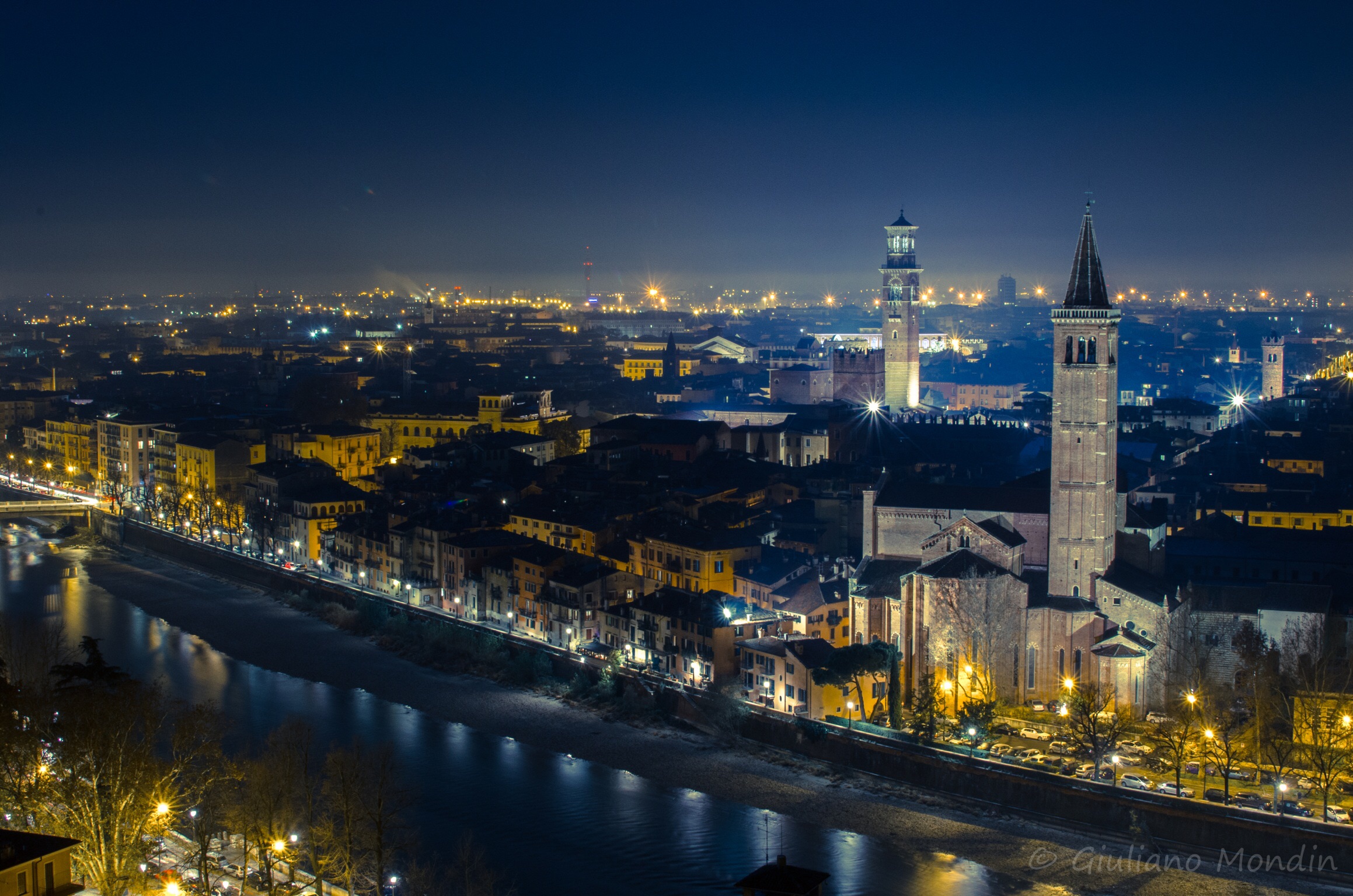 Vista di Verona dall'alto