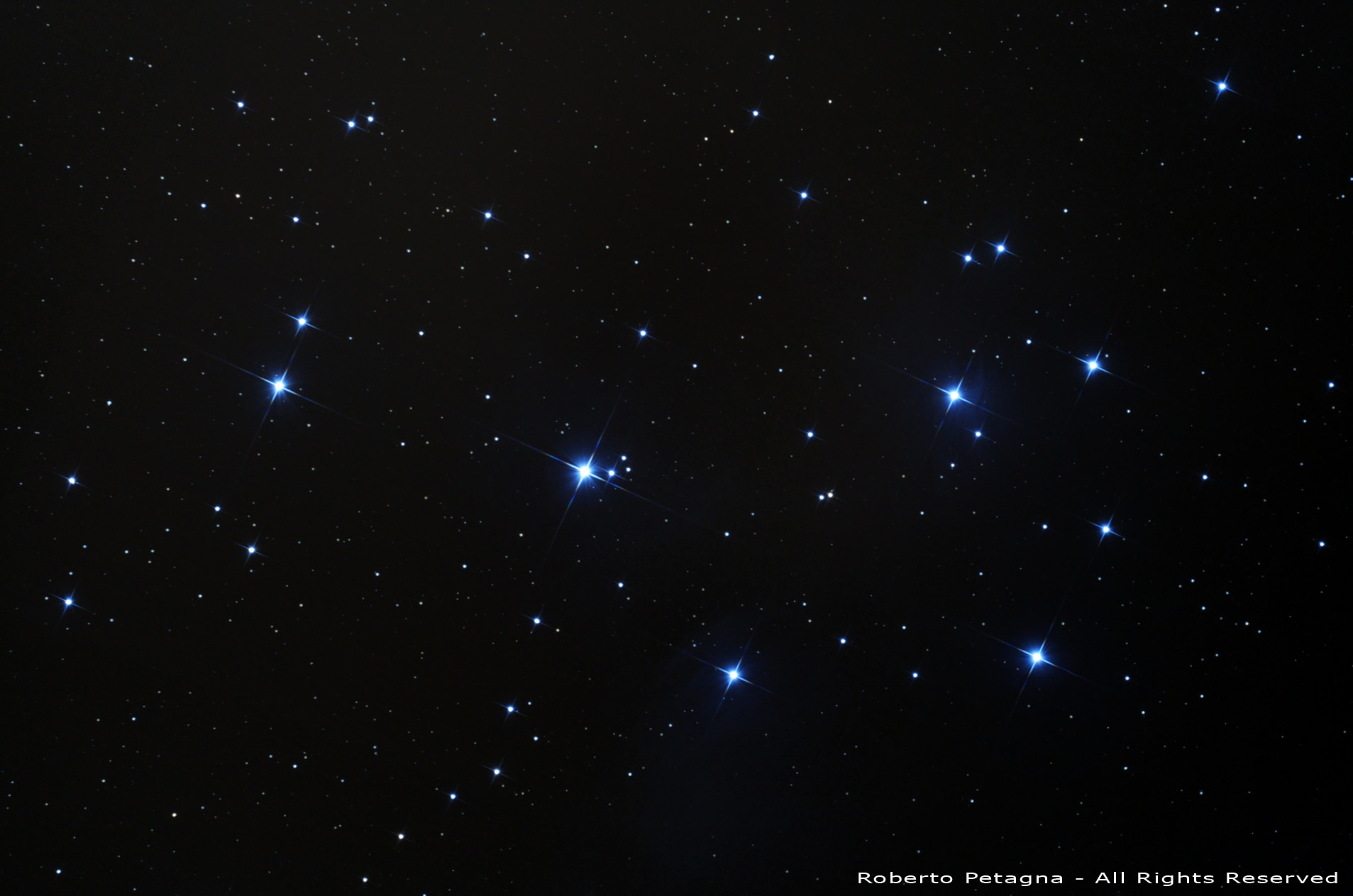 M45 Pleiadi Cluster