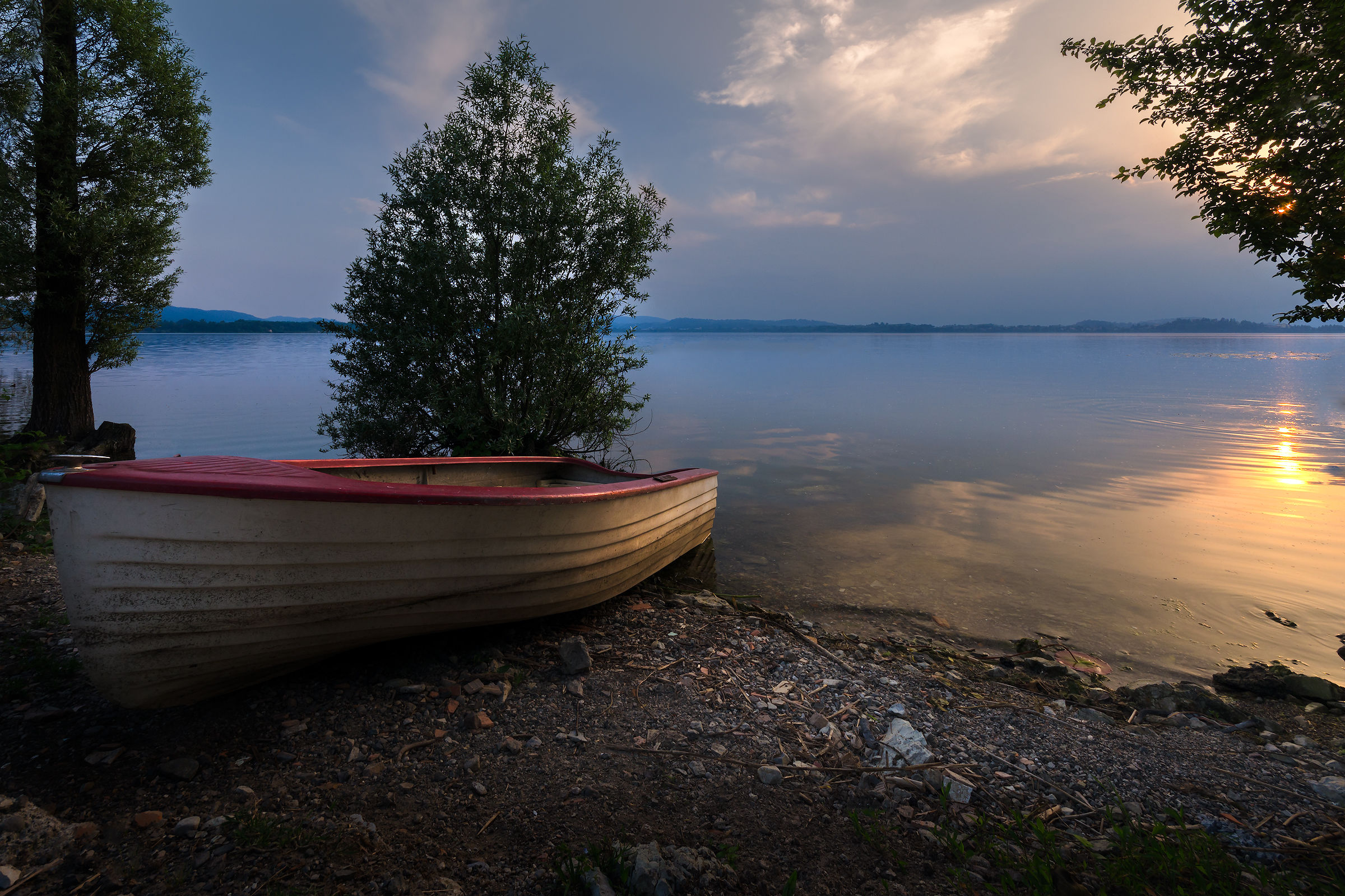 Sunset on Lake Varese