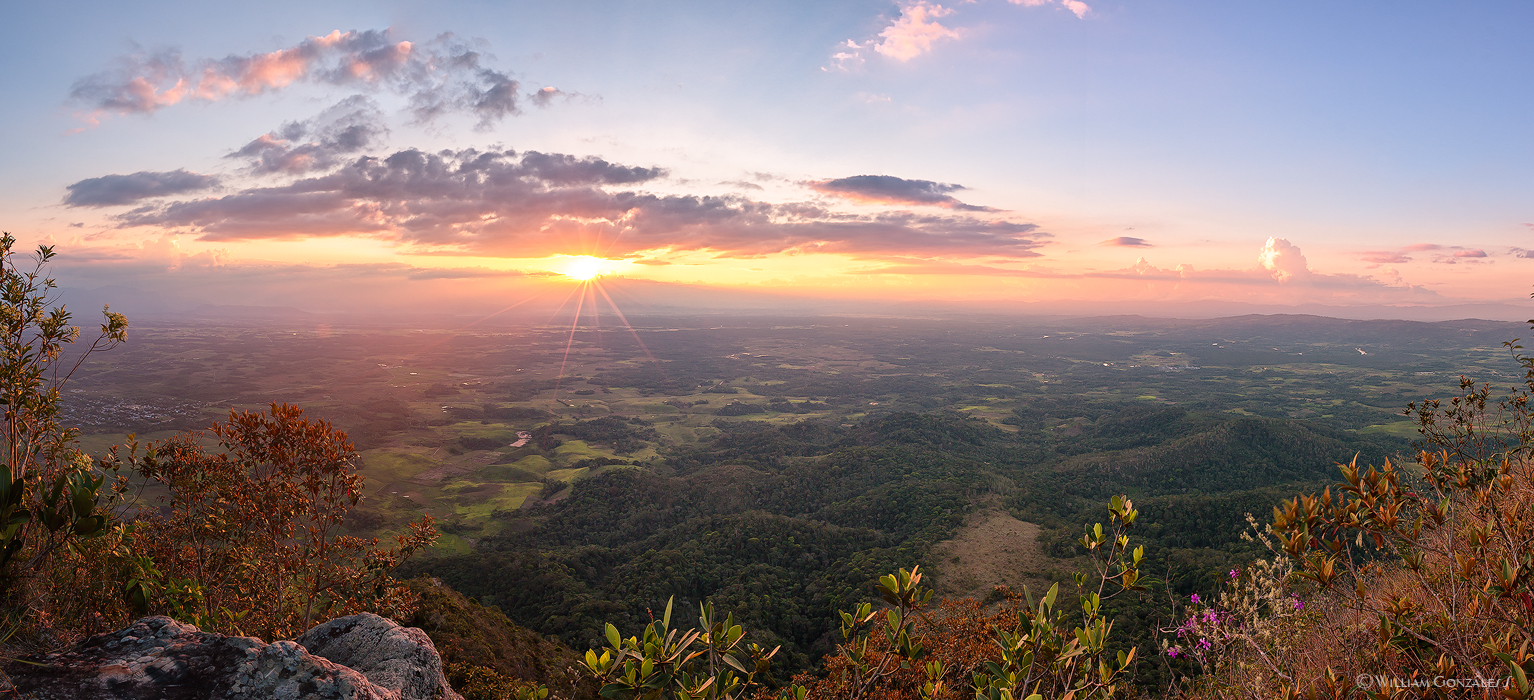 Plains of Moyobamba at sunset