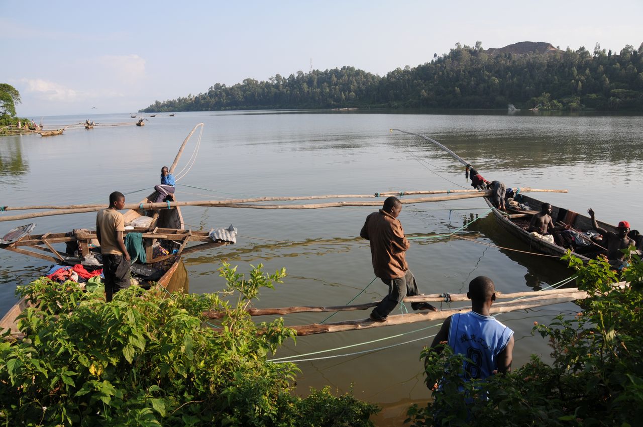 fishing lake Kivu- Rwanda