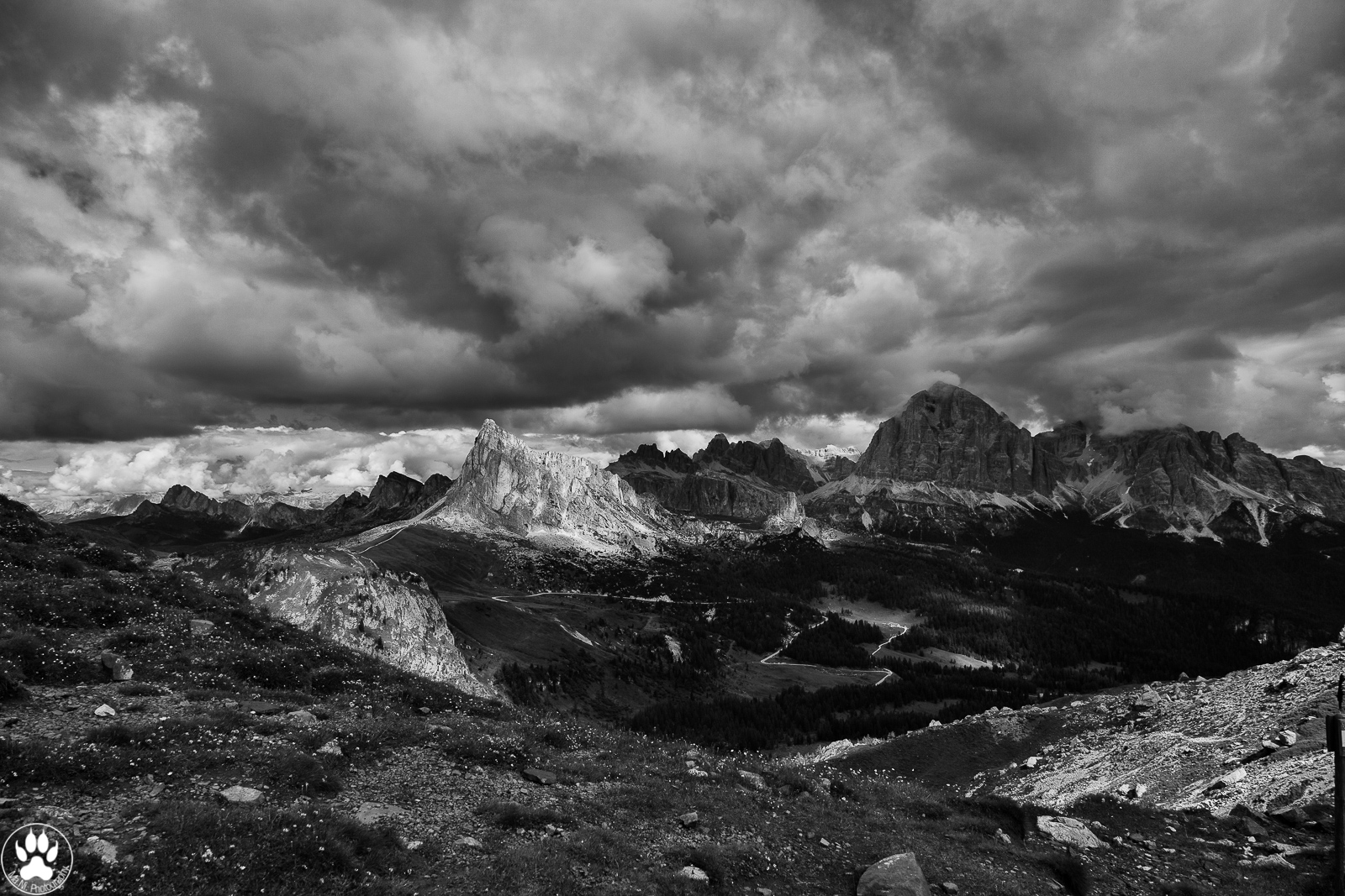 Panorama dalla forcella Giau