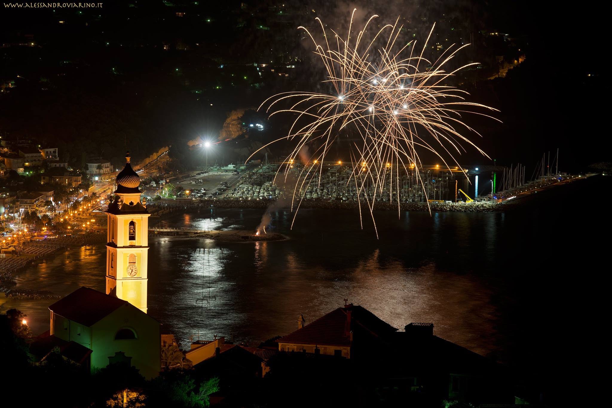 Spettacolo piro ad andora