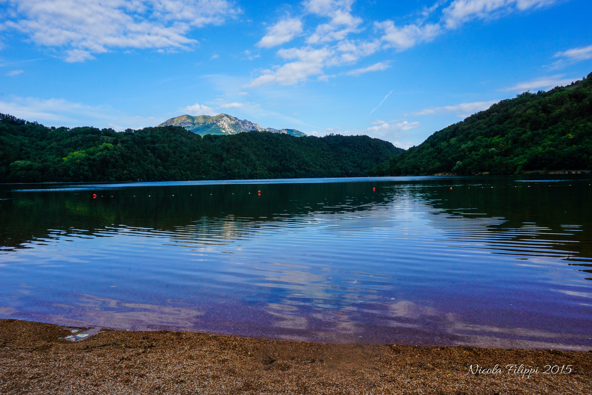 Lake Levico ... contrast medium