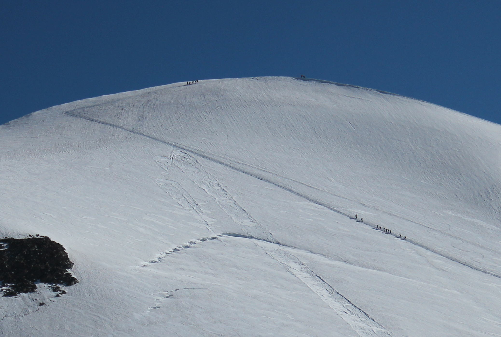 Verso la Vetta del Breithorn Occidentale