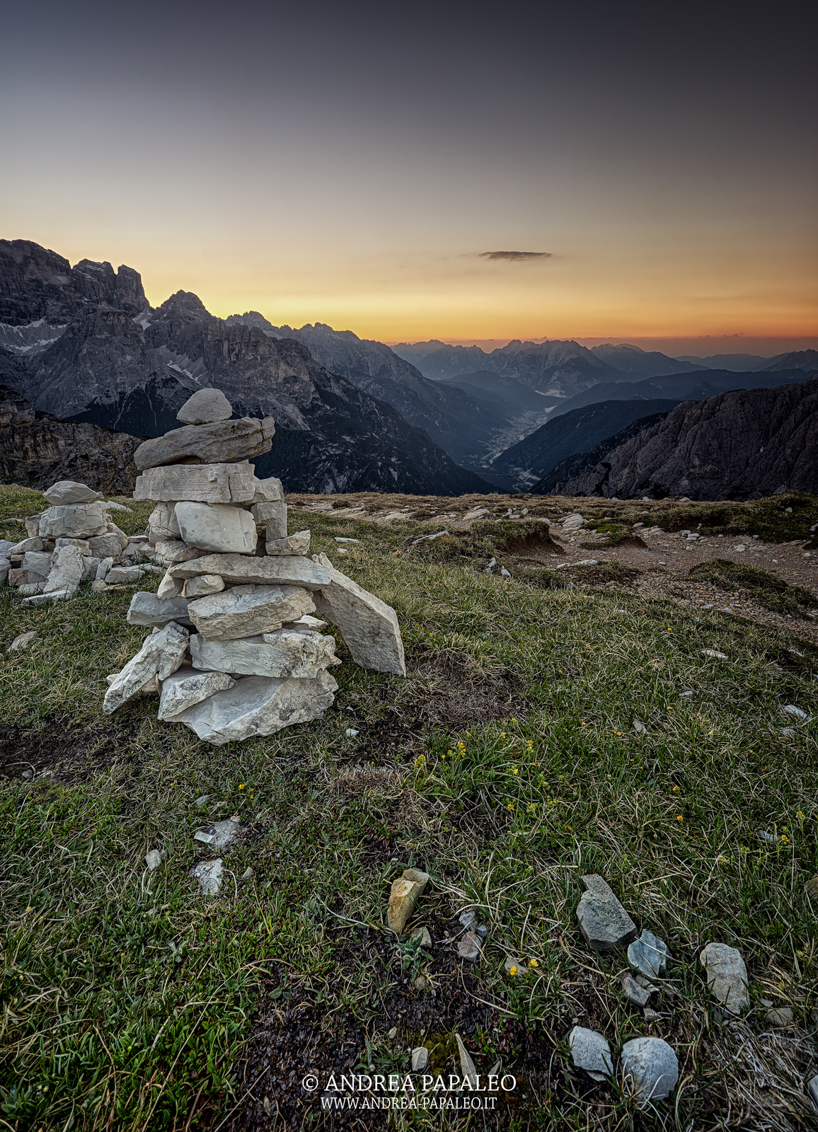 Sunrise on the Dolomites