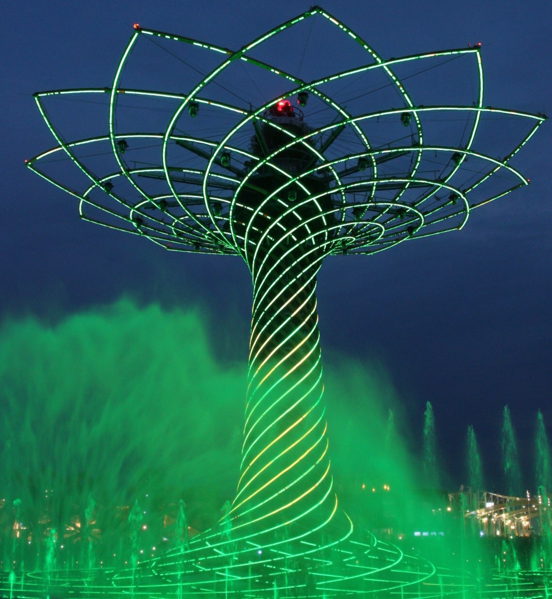 Tree of Life in green.