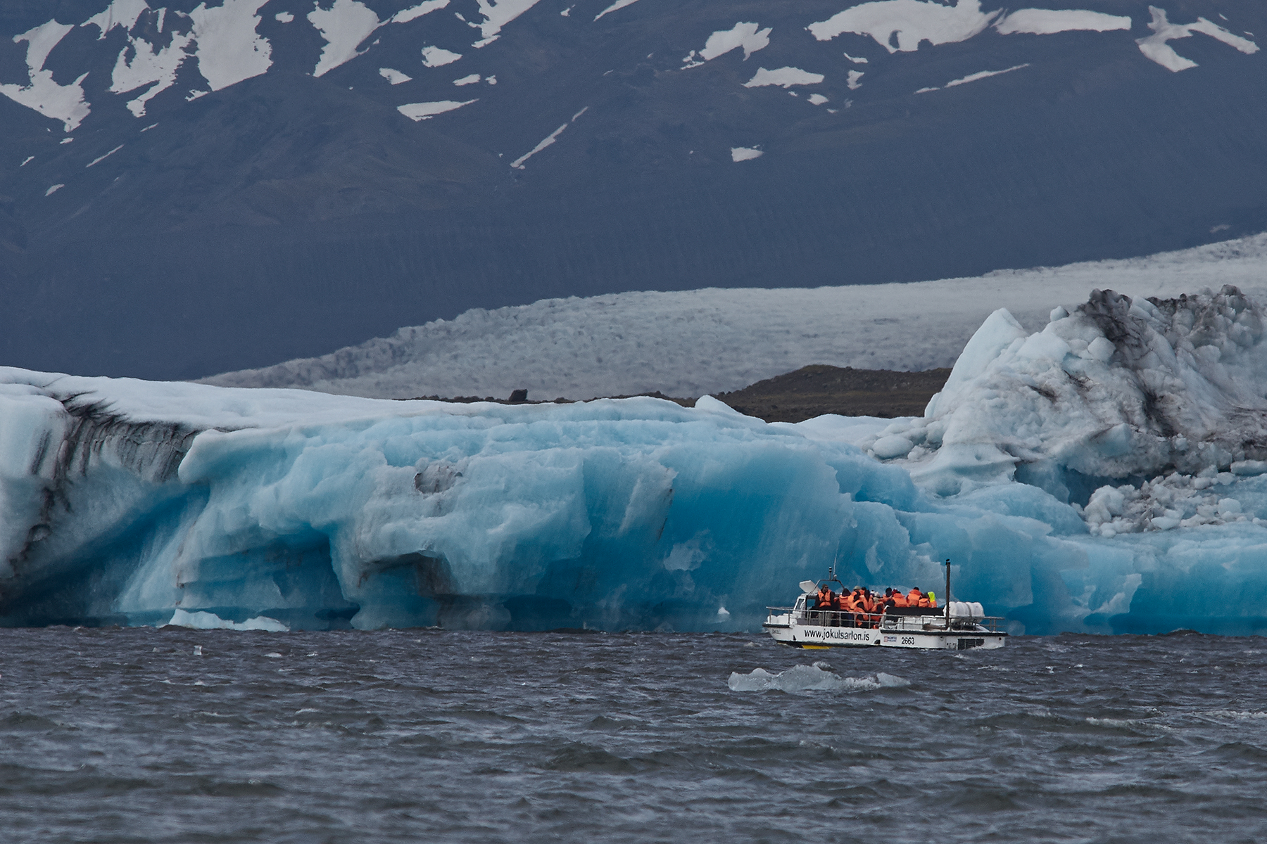 Jokulsarlon cruise ship