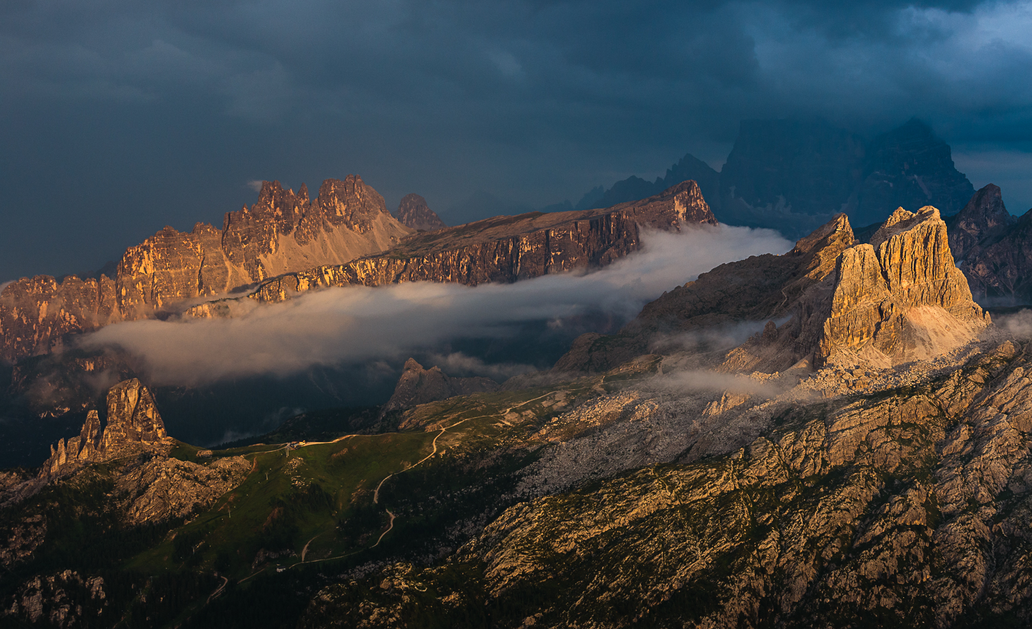Panorama from Lagazuoi
