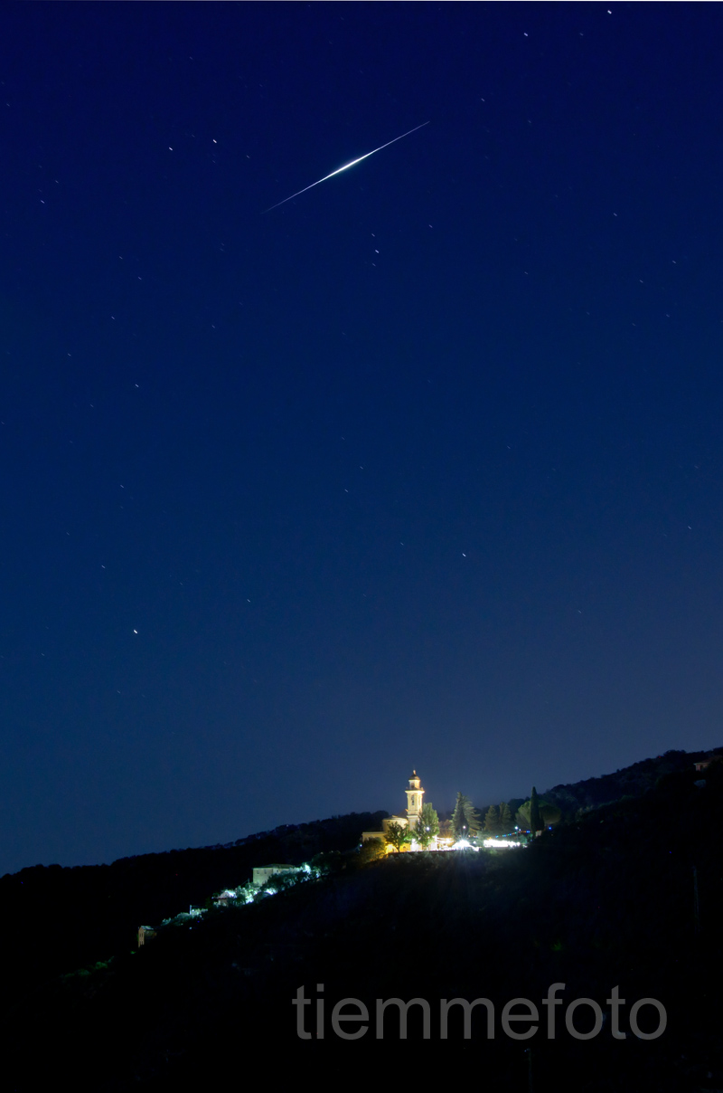 Iridium flare nel cielo di Canepa
