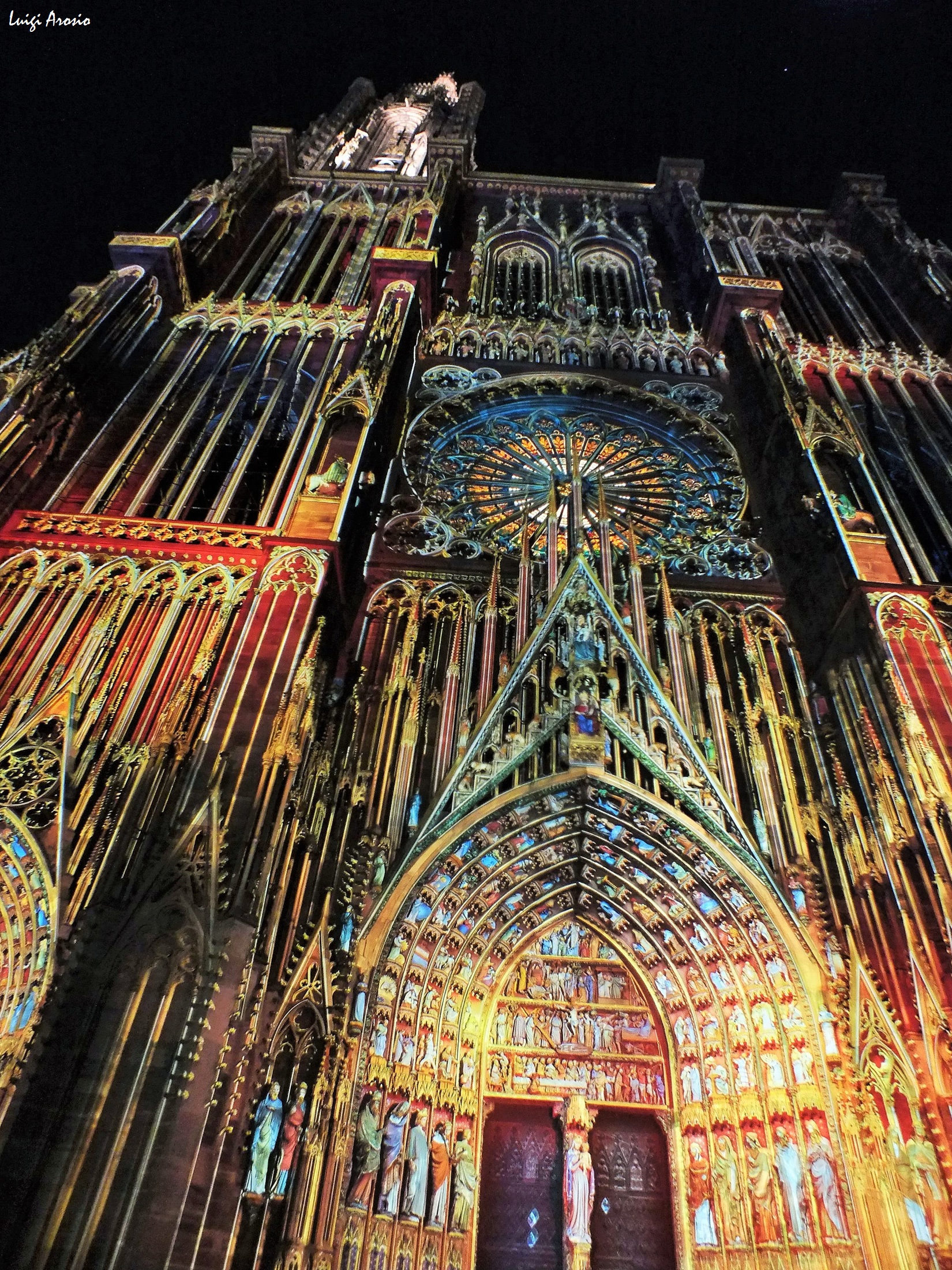 The play of light on cathedral