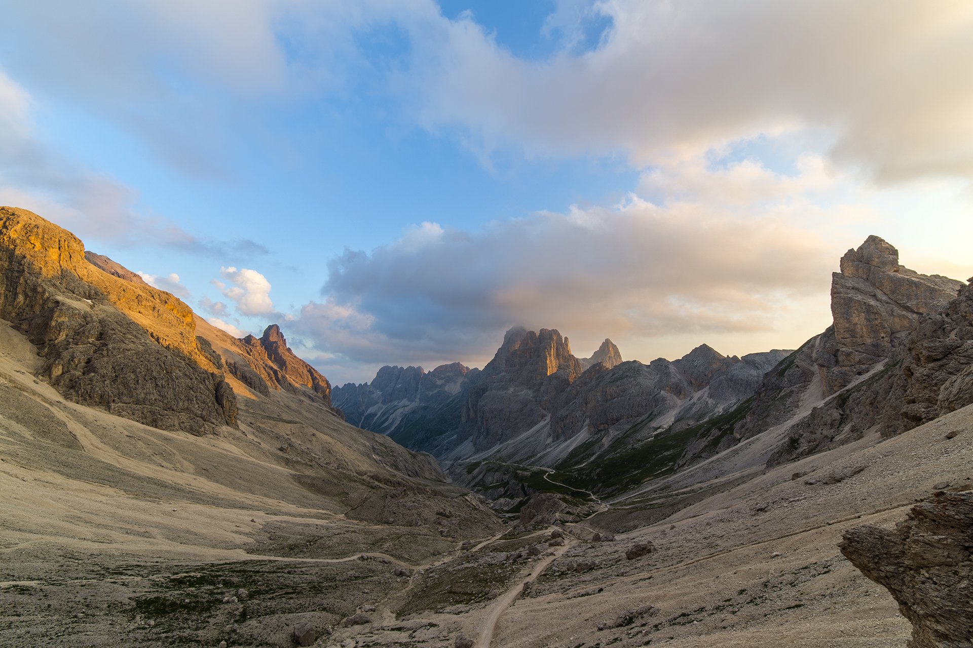 Tramonto sul Catinaccio