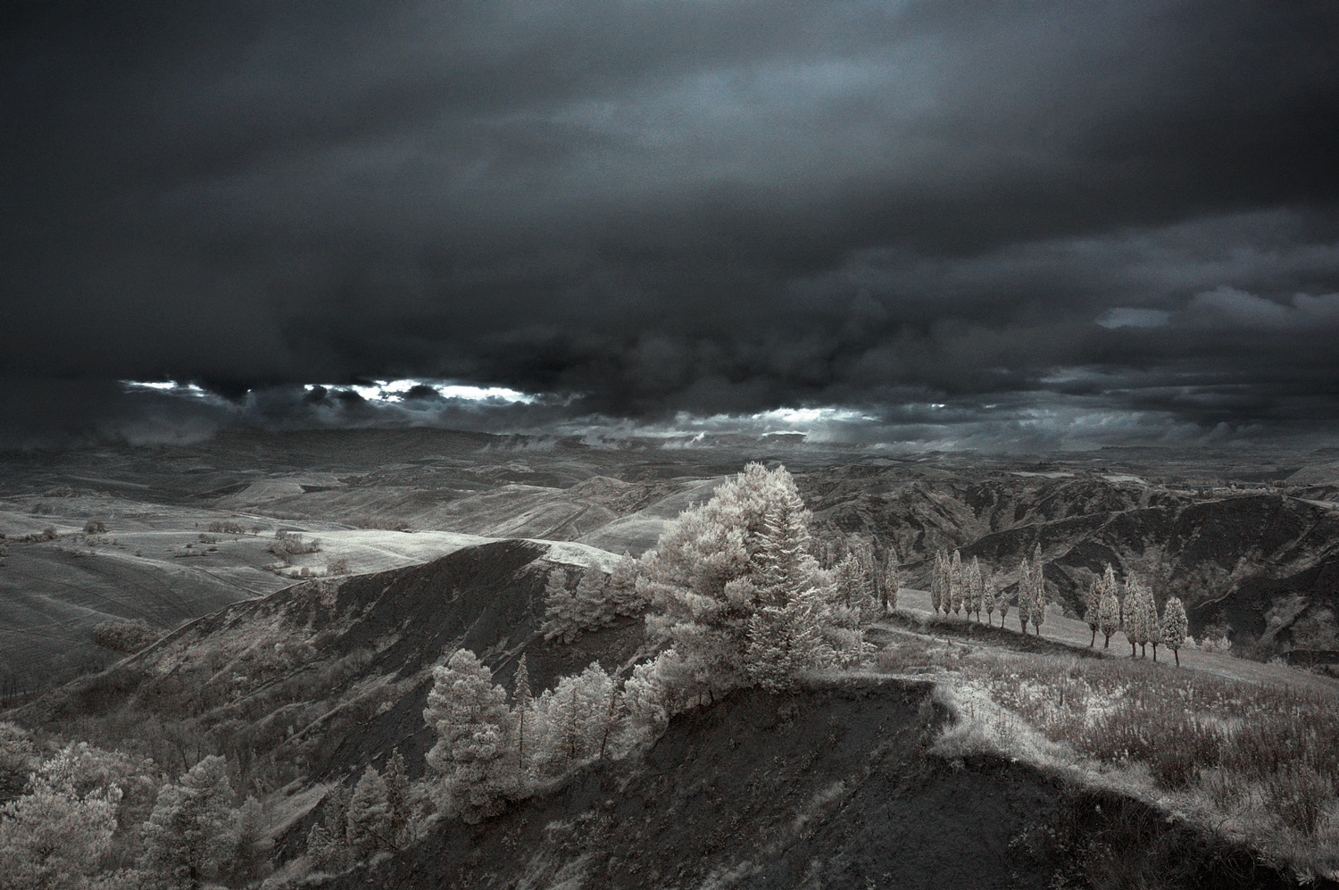 Calanchi di Volterra (infrared)