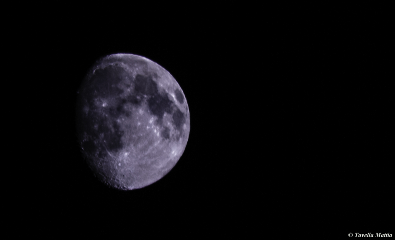 ... The moon always immense.