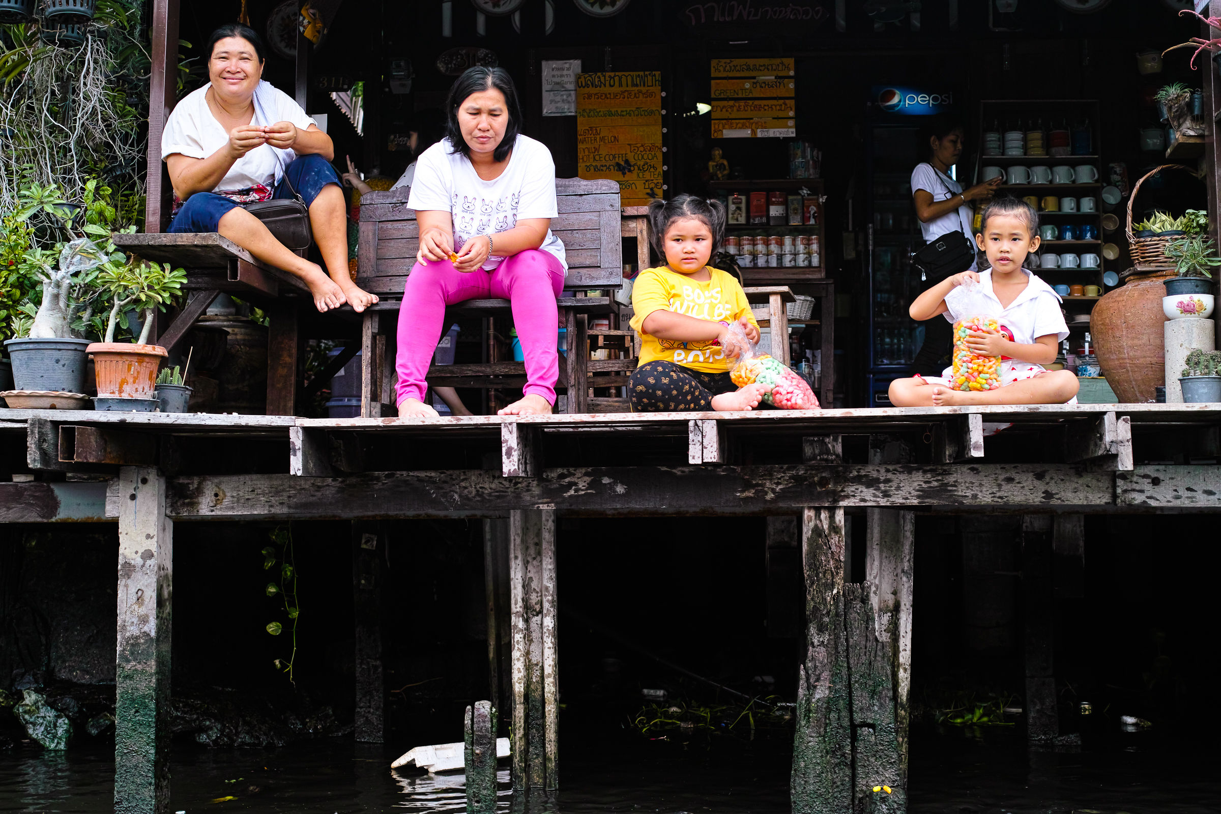 Vita quotidiana sui Klong di Bangkok