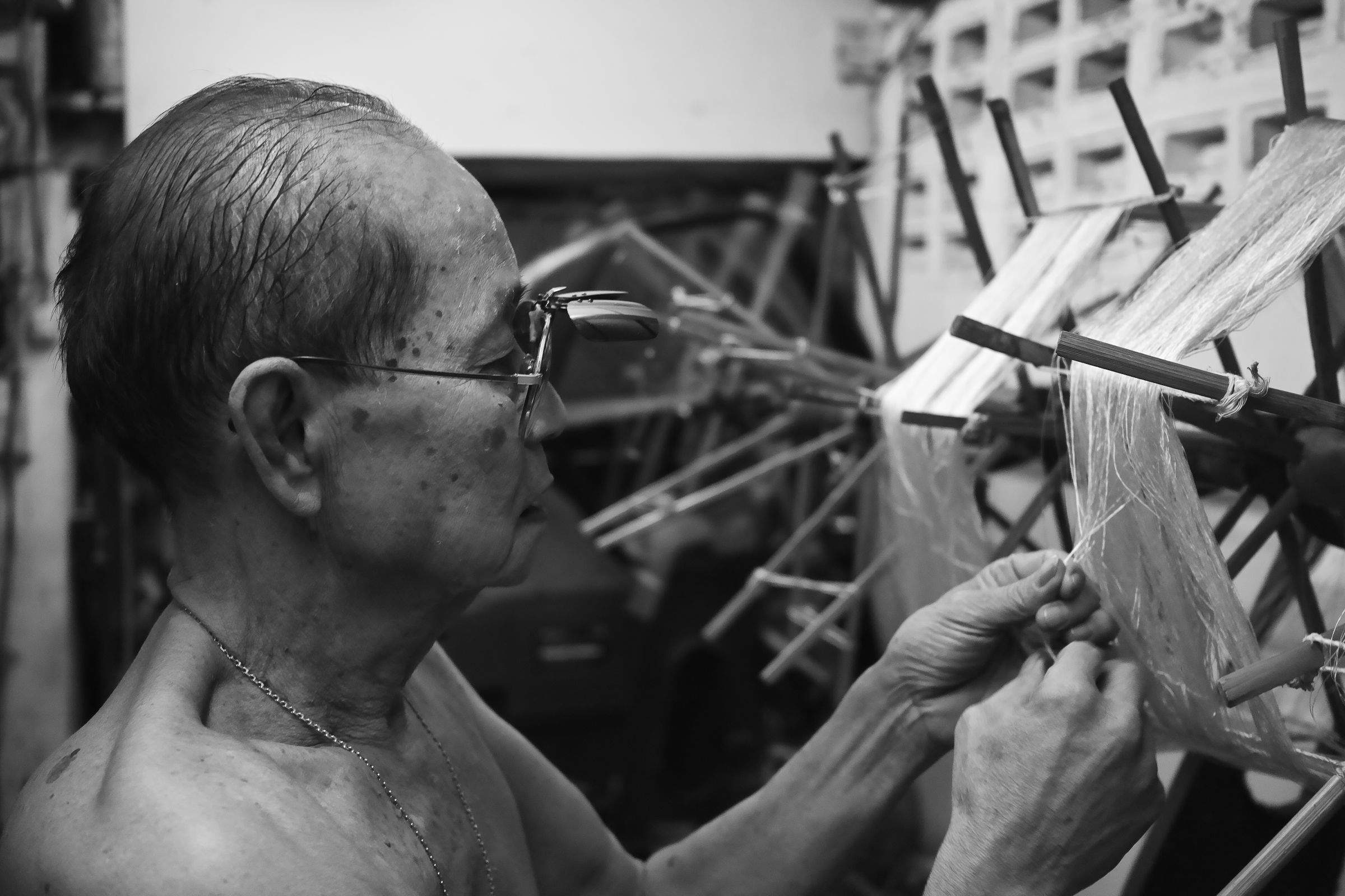 Lavorazione artigianale della seta