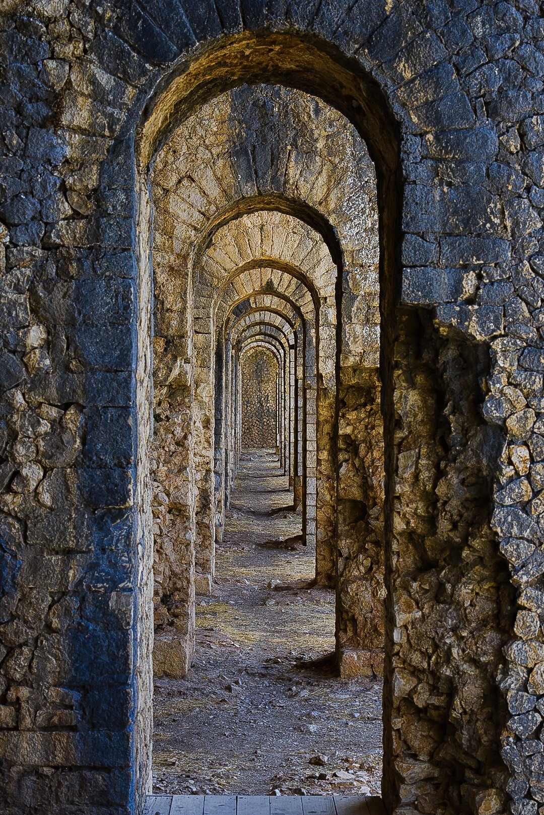 Temple of Jupiter Anxur 02 - town of Terracina (lt)