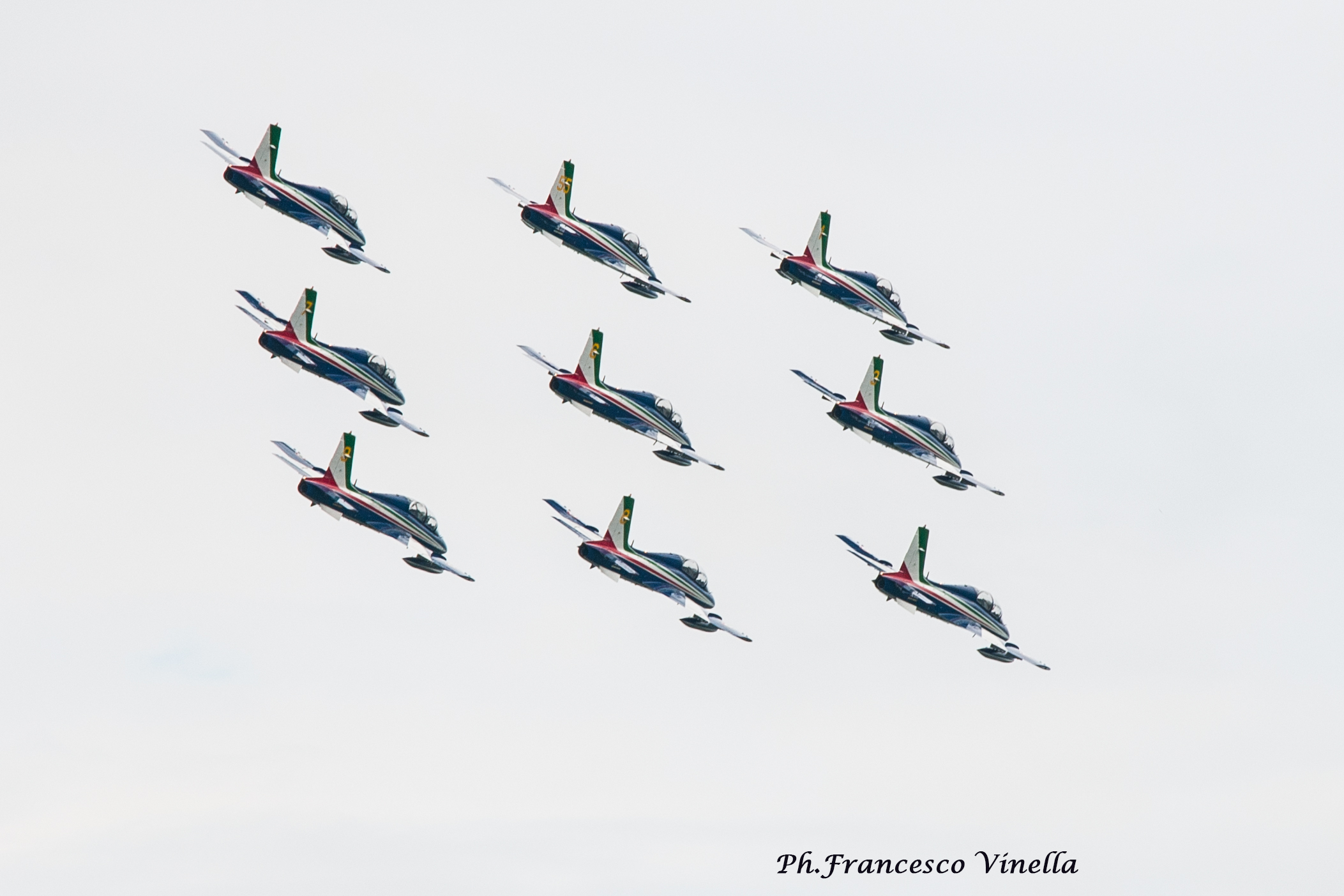 Frecce tricolore formazione