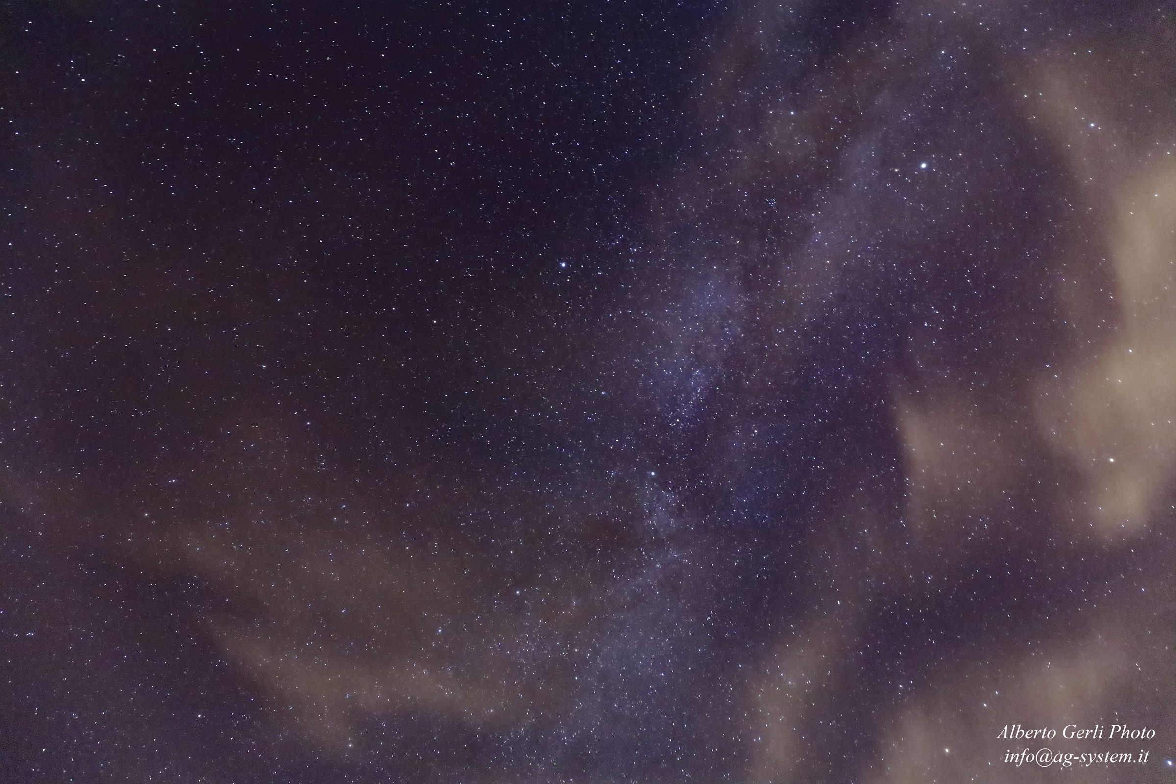 Primi tentativi dal terrazzo di casa