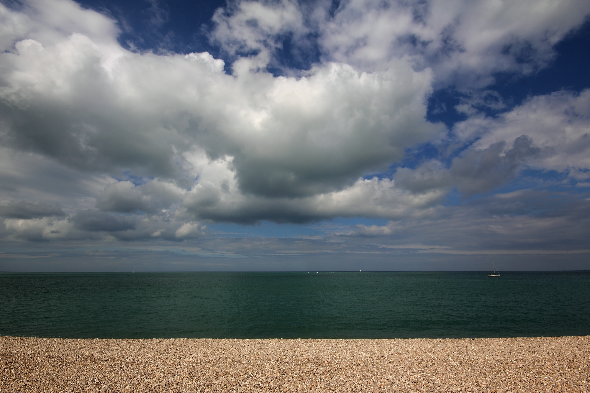 La plage la mer le ciel de Fecamp