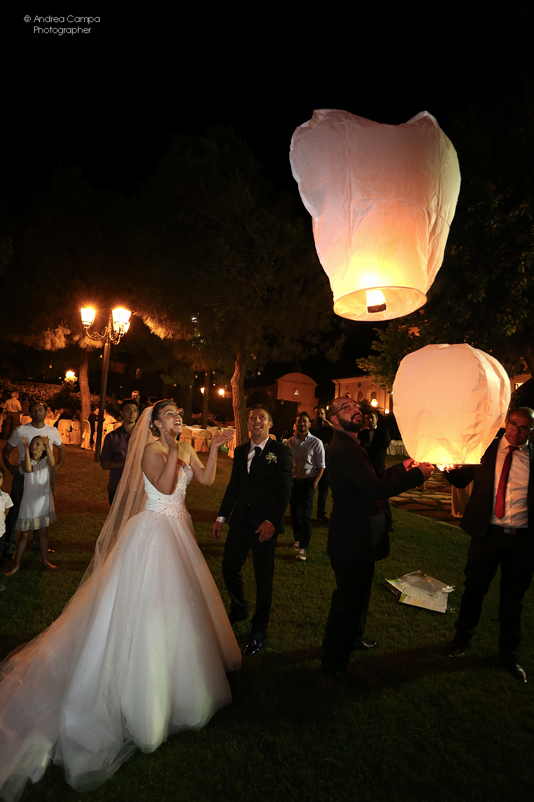Il lancio delle lanterne