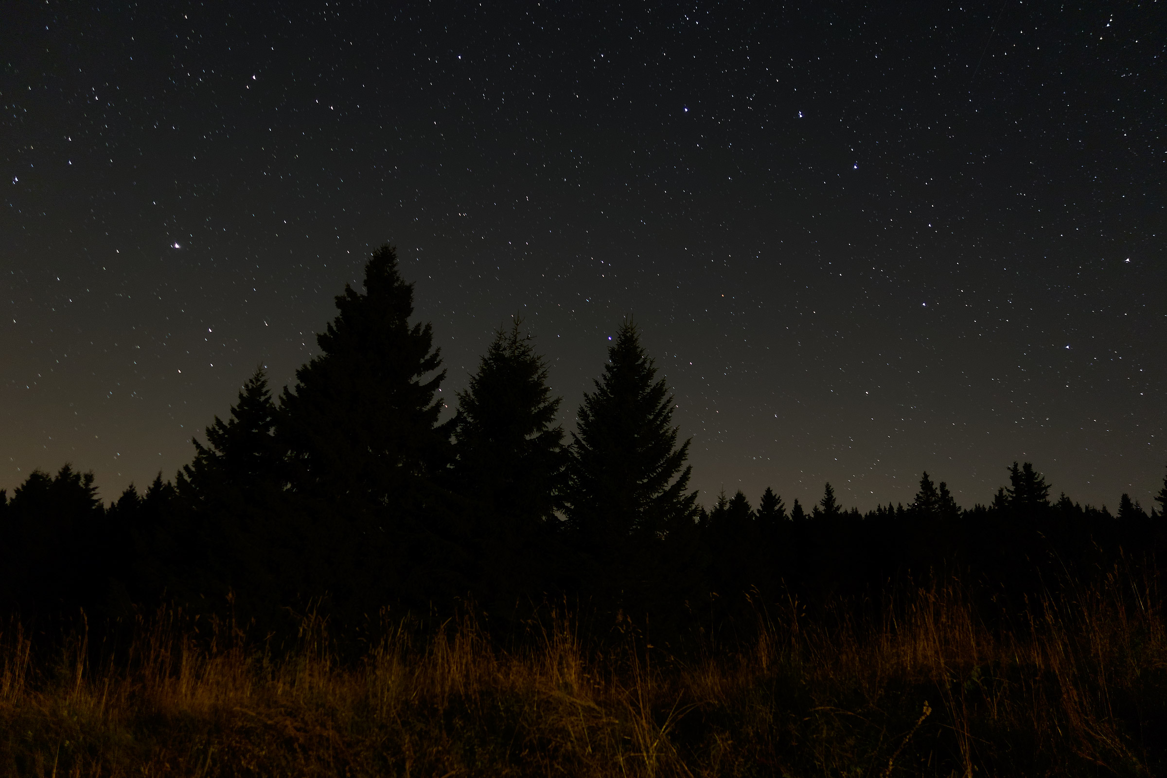 Starry sky at 2000 meters