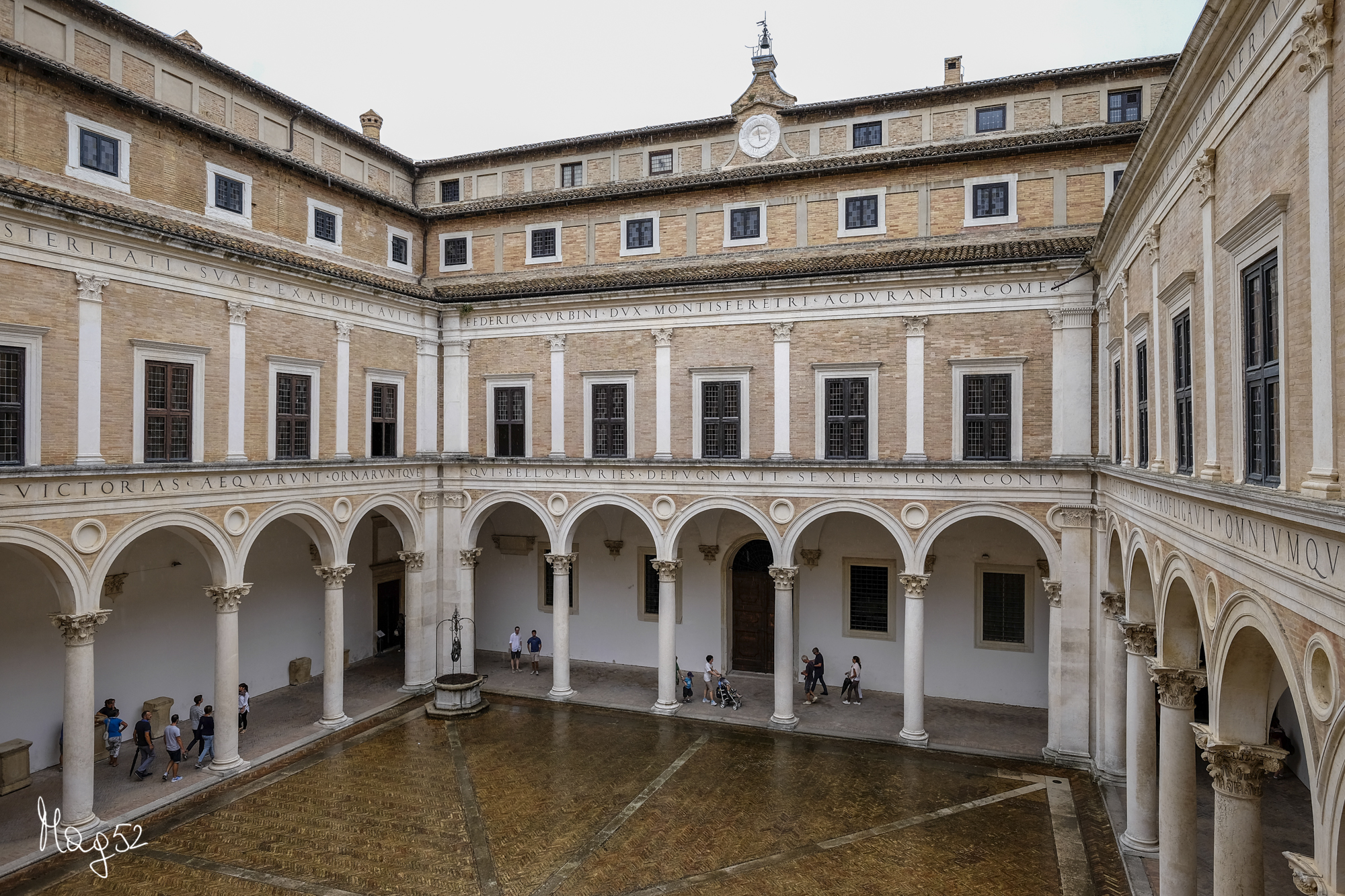 Urbino Ducal Palace courtyard