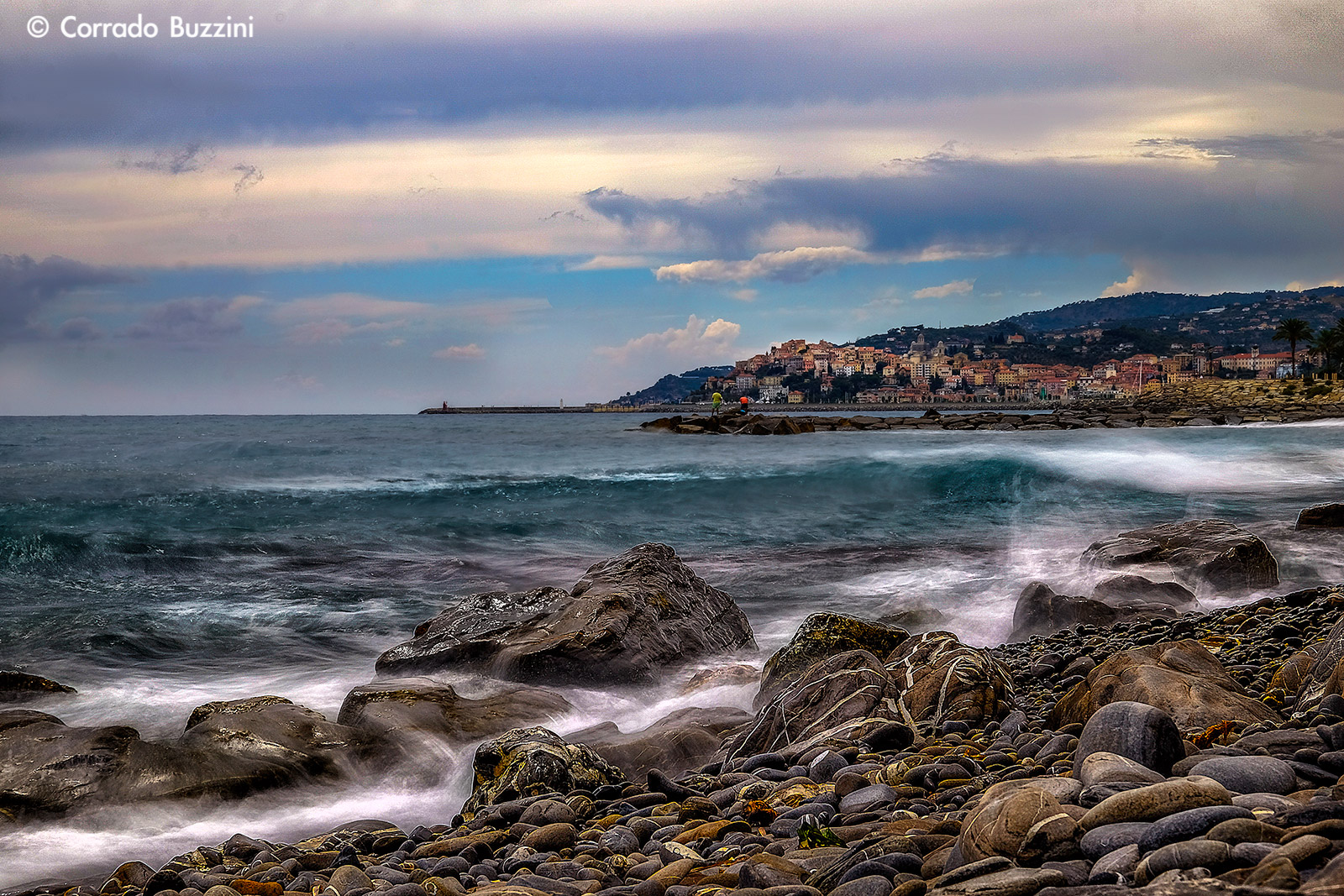 la spiaggia di Imperia
