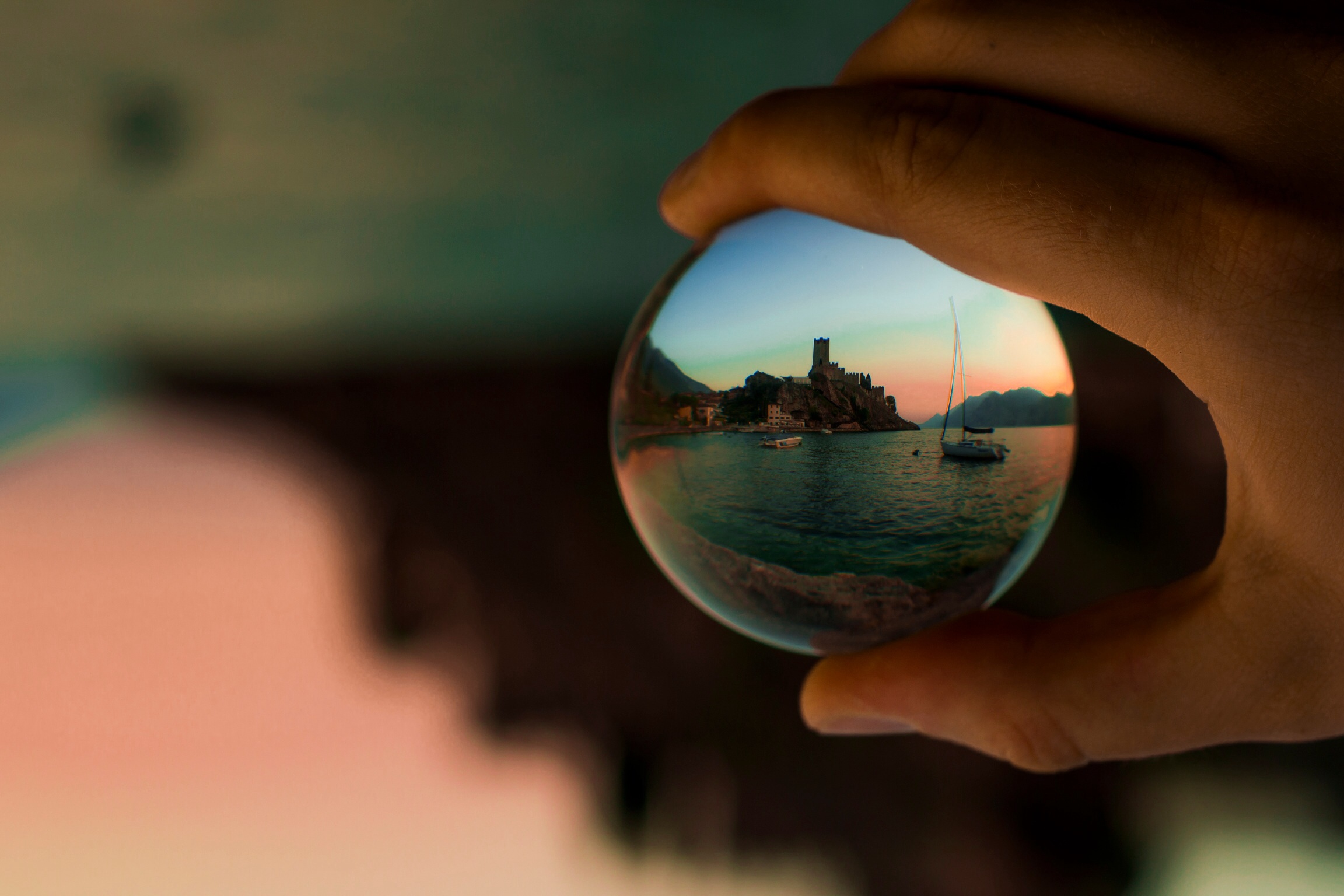 Castle in a glassball