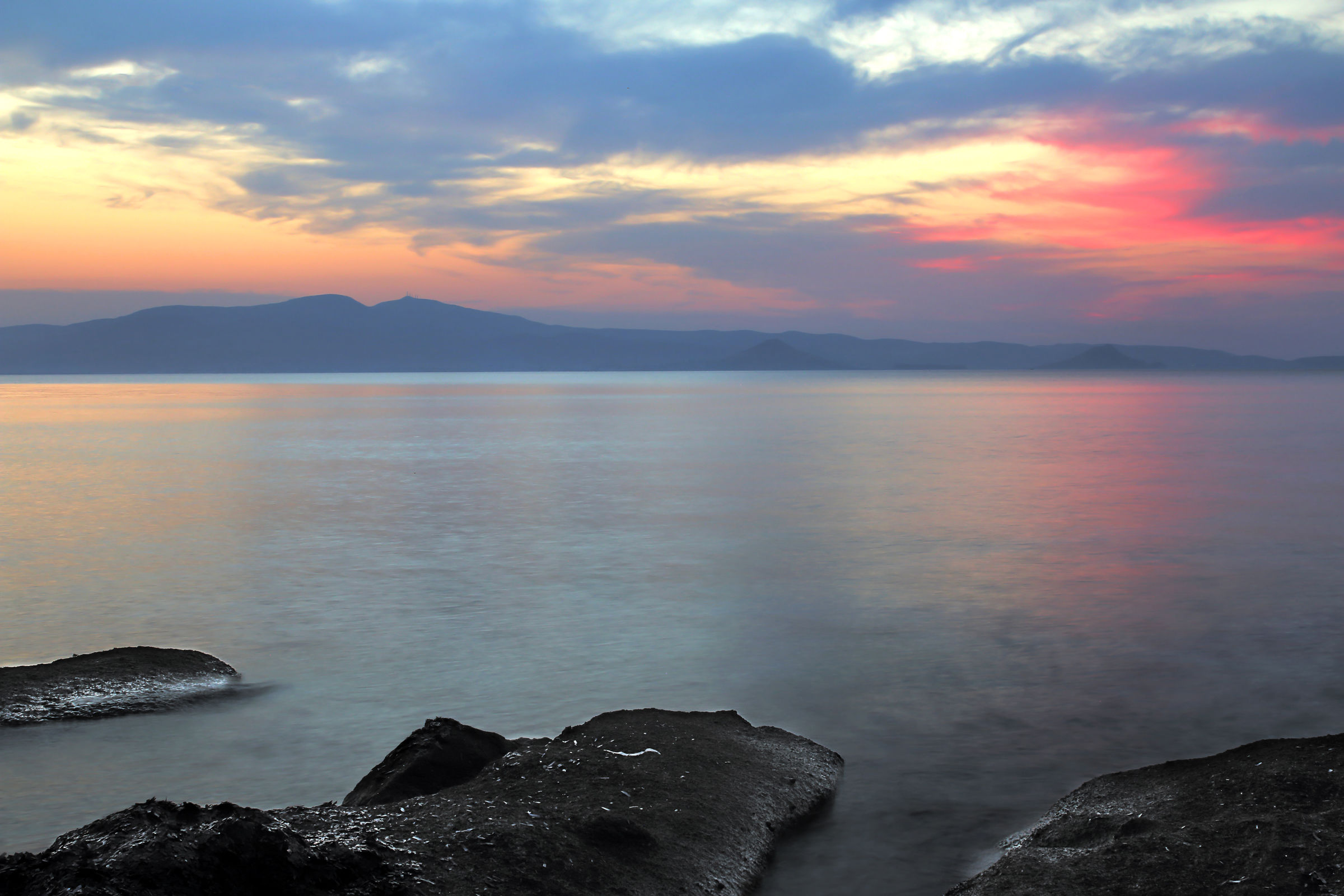 Naxos - Tramonto alla Spiaggia dei Cedri