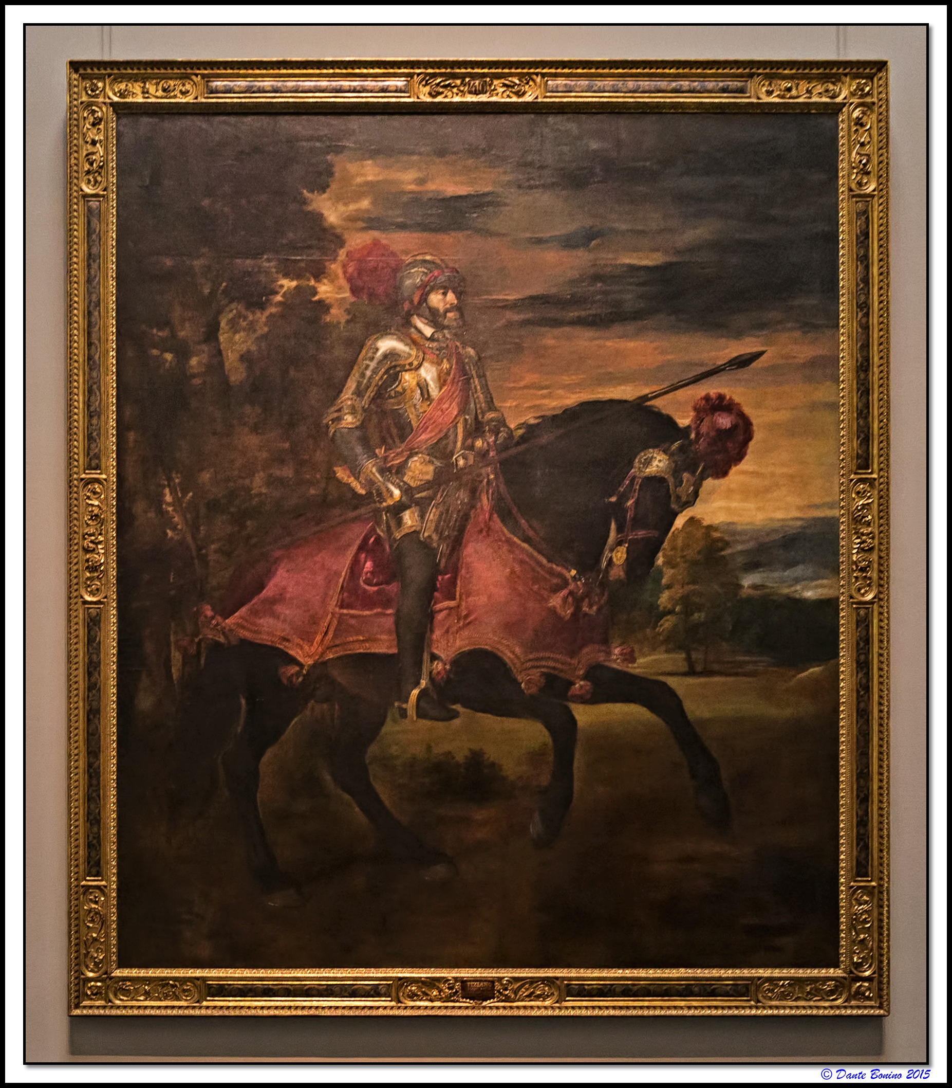 Prado: Portrait of Charles V on Horseback