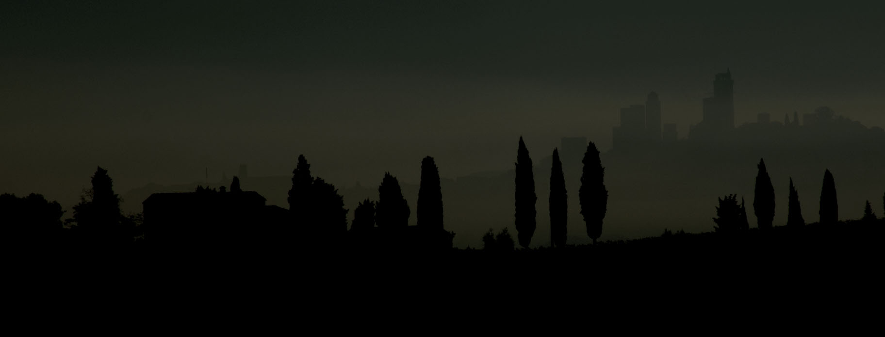 Arrival in San Gimignano