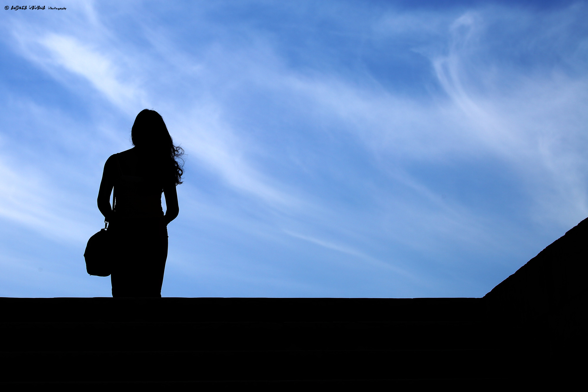 Vento fra i capelli, come lassù fra le nuvole