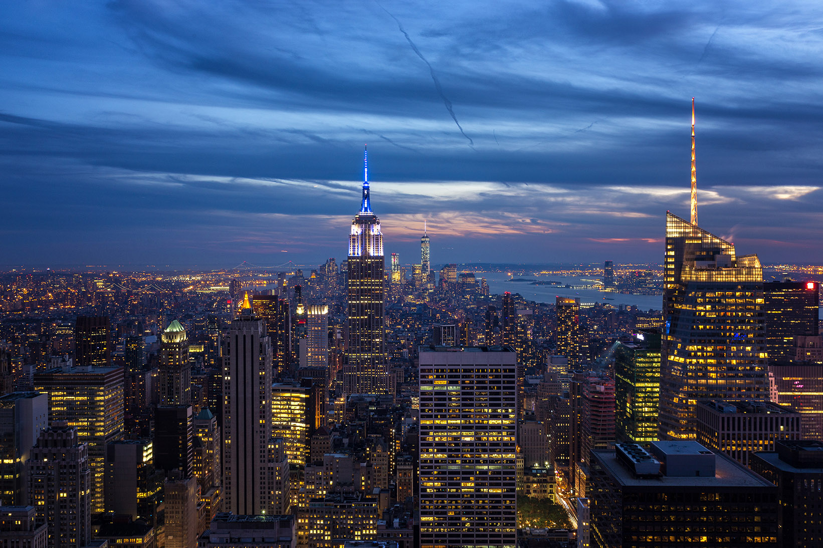 Blue hour in Manhattan