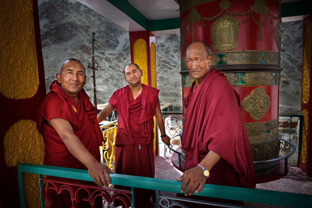 Ladakh 2015, la ruota della preghiera